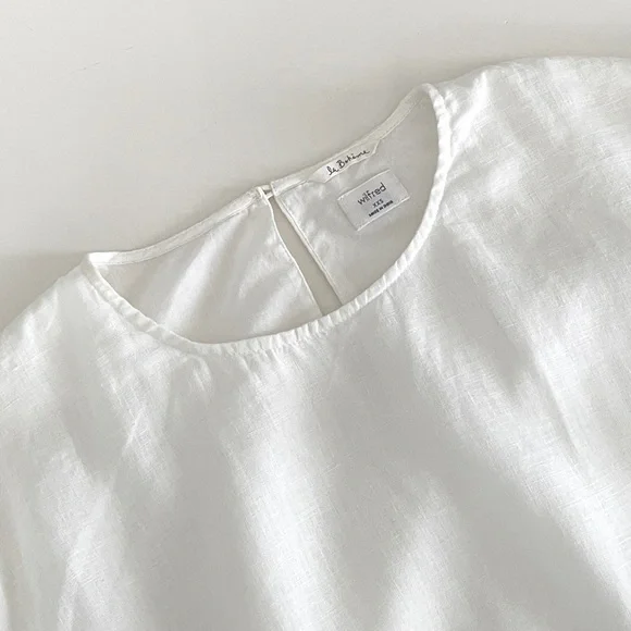 Aritzia Wilfred Ninette Wrap Linen Dress - Picture 5 of 10